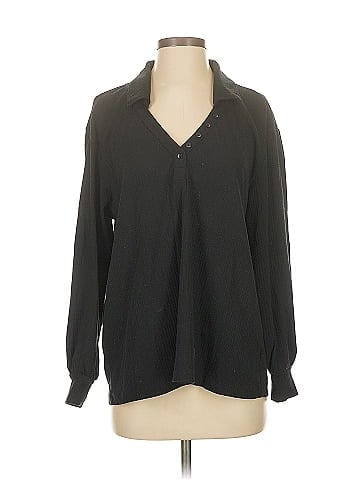 Open Edit Long Sleeve Blouse (view 1)