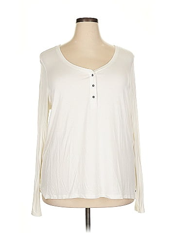 American Eagle Outfitters Long Sleeve Henley (view 1)