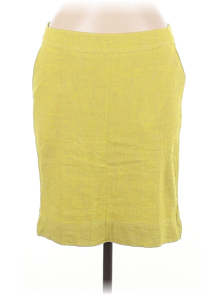 Pre-owned Merona Casual Skirt In Yellow