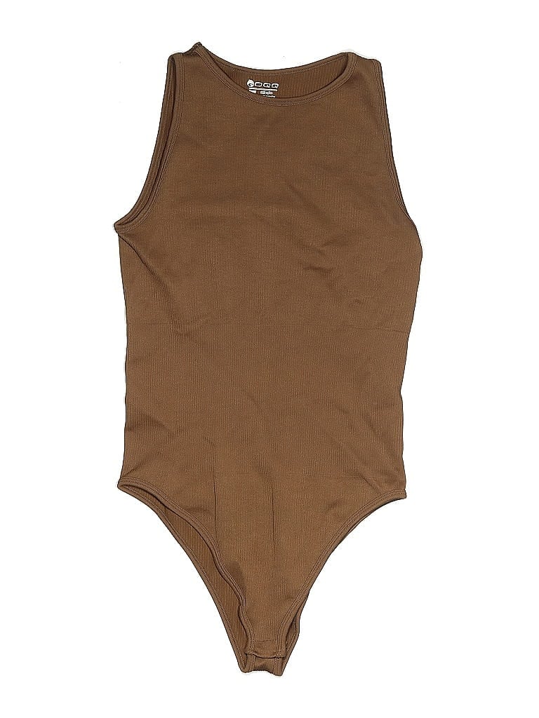 Pre-owned Oqq Bodysuit In Brown