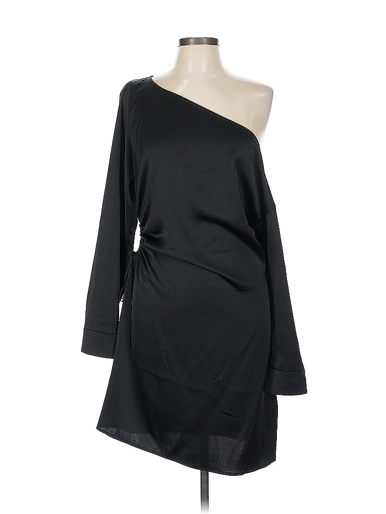 WAYF Black Casual Dress Size L - photo 1