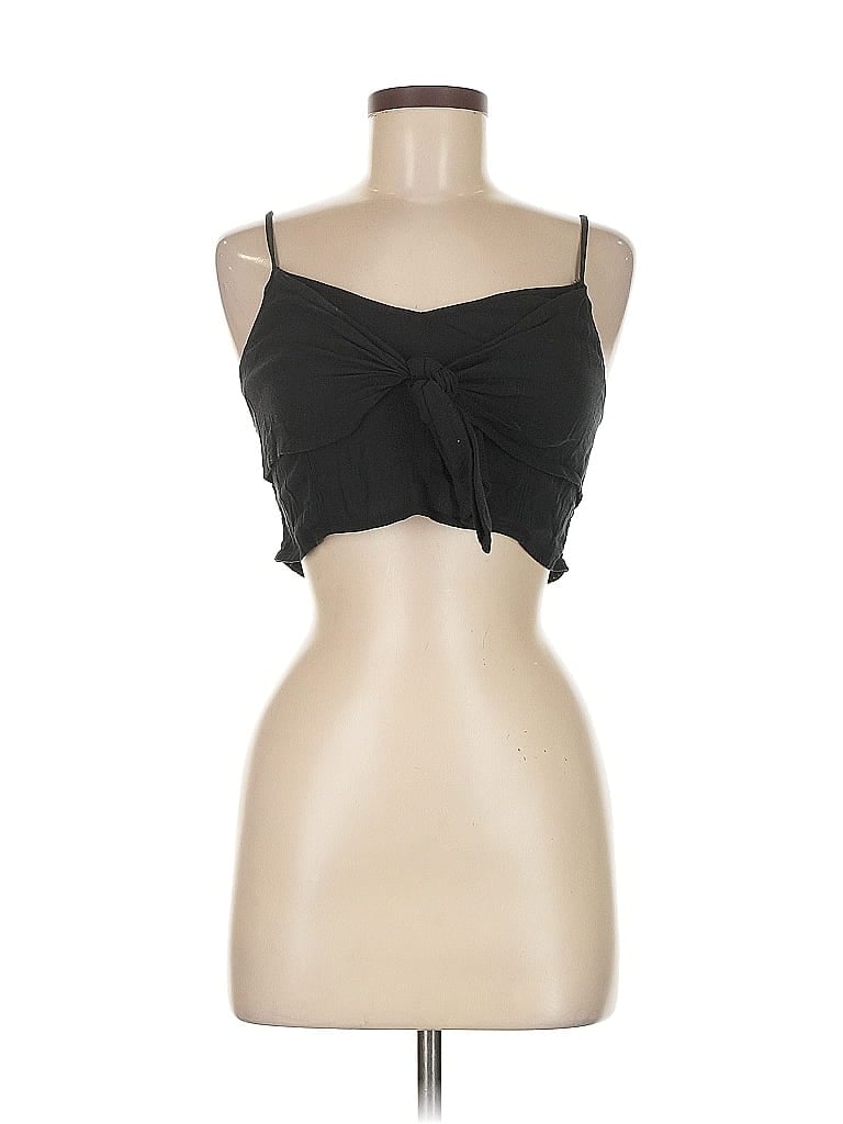 Pre-owned Aerie Tank Top Black Strapless Neckline Tops
