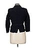 Hobbs London 100% Linen Black Blue Jacket Size 8 - photo 2
