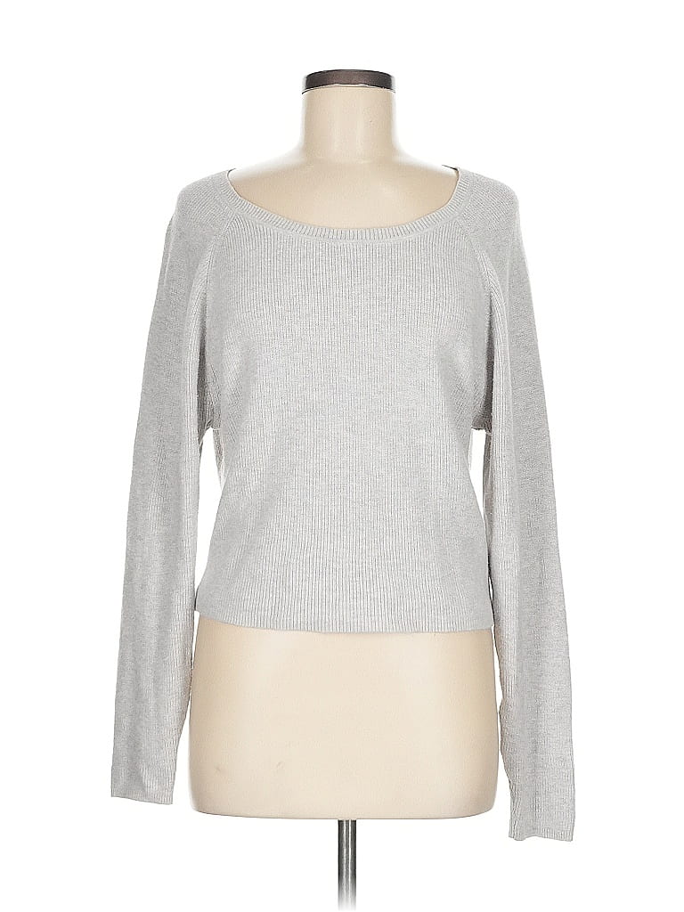 Pre-owned Express Outlet Pullover Sweater In Gray