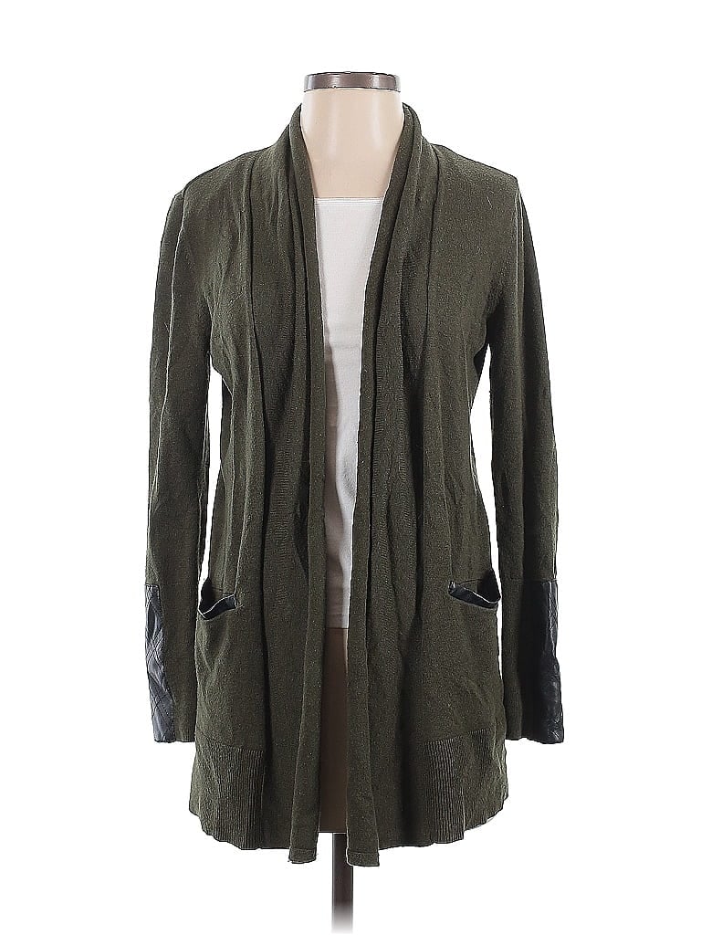 Pre-owned Market & Spruce Cardigan Sweater In Green