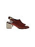 Aerosoles 100% Leather Burgundy Brown Heels Size 8 1/2 - photo 1