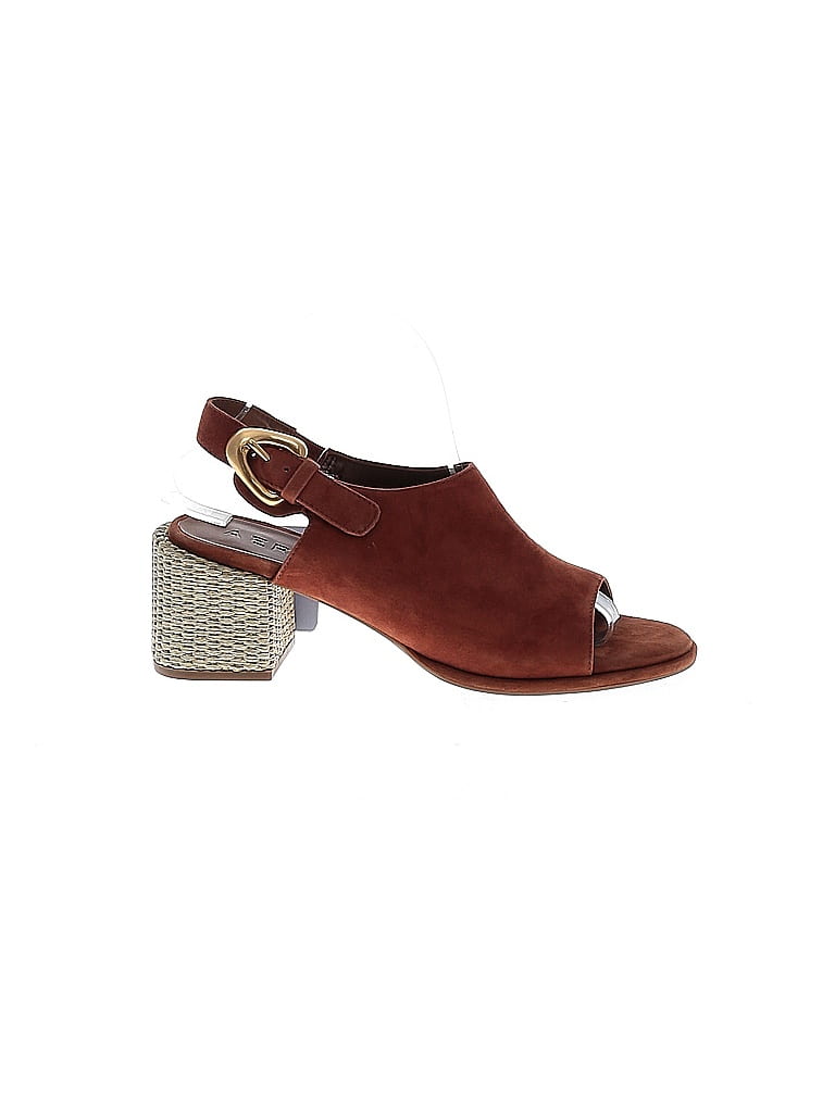 Aerosoles 100% Leather Burgundy Brown Heels Size 8 1/2 - photo 1