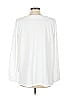 T by Talbots White Long Sleeve Top Size L - photo 2