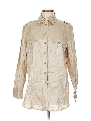 TanJay 3/4 Sleeve Button-Down Shirt (view 1)