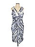 Ann Taylor 100% Polyester Tie-dye Gray Cocktail Dress Size 12 - photo 1
