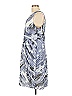 Ann Taylor 100% Polyester Tie-dye Gray Cocktail Dress Size 12 - photo 5