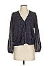 Madewell 100% Polyester Blue 3/4 Sleeve Blouse Size S - photo 1