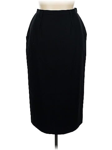 Linda Allard Ellen Tracy Wool Skirt (view 1)