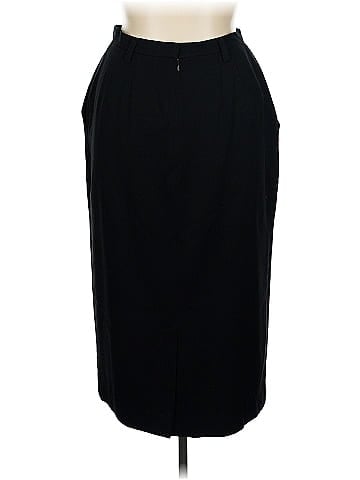 Linda Allard Ellen Tracy Wool Skirt (view 2)