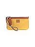 Dooney & Bourke 100% Leather Yellow Leather Wristlet One size - photo 1