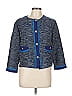 ETRO Tweed Blue Jacket Size EU (IT) 48 / US 12 - photo 1