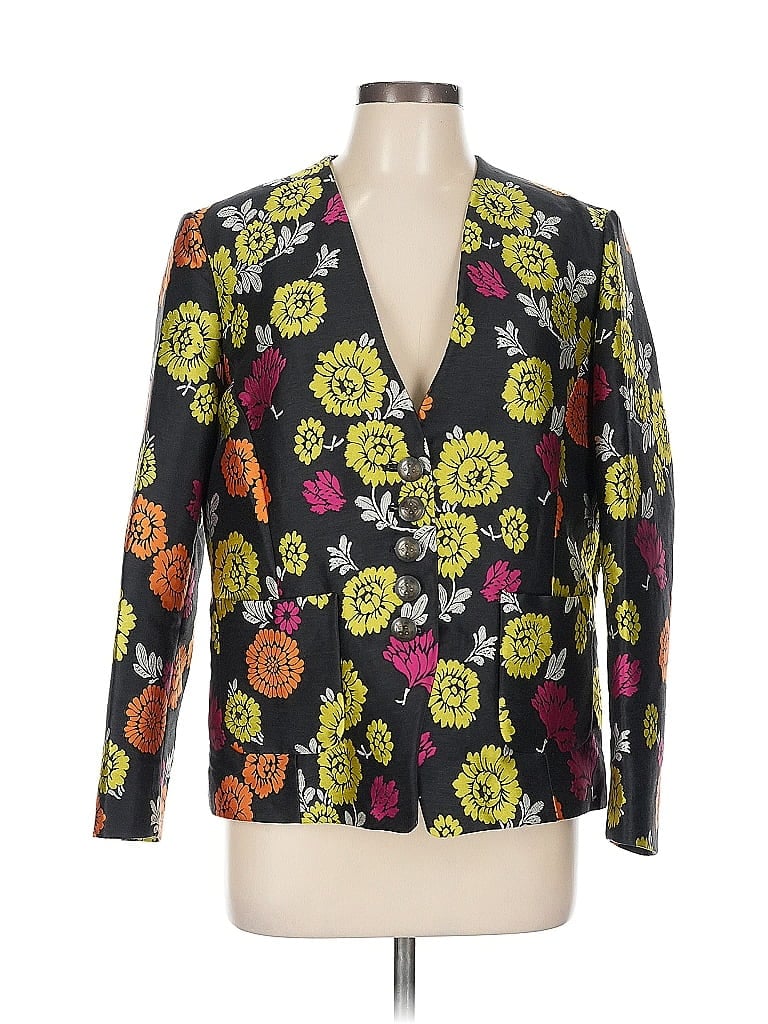 ETRO Floral Black Blazer Size EU (IT) 48 / US 12 - photo 1