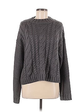 White Fox Pullover Sweater