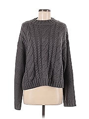 White Fox Pullover Sweater