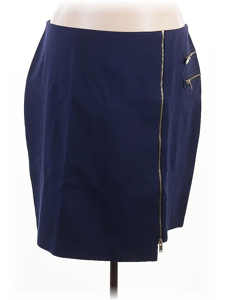 Pre-owned G.i.l.i. Casual Skirt In Blue