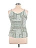 Peach Love 100% Rayon Green Sleeveless Top Size XL - photo 2