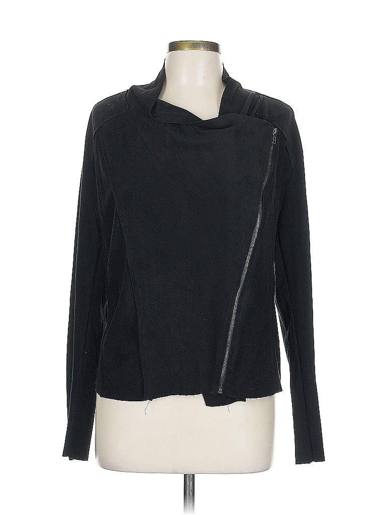 Pre-owned Millibon Long Sleeve Top Black Cowl Neck Tops