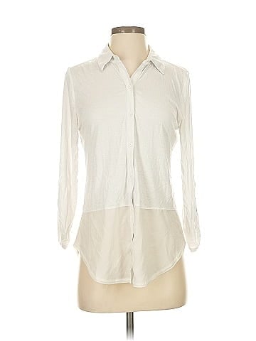 Ann Taylor 3/4 Sleeve Button-Down Shirt (view 1)