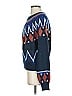 Sundry Chevron-herringbone Blue Pullover Sweater Size XS - photo 5