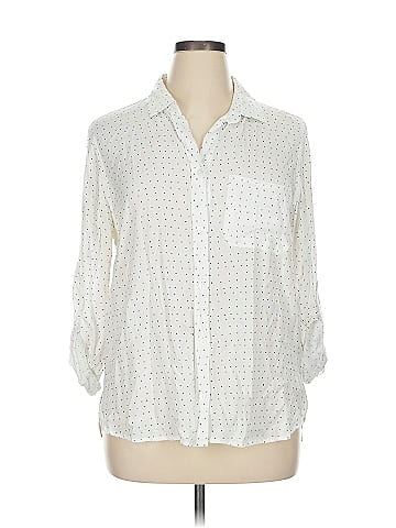 Velvet Heart 3/4 Sleeve Button-Down Shirt (view 1)