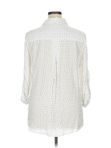 Velvet Heart 3/4 Sleeve Button-Down Shirt (view 2)
