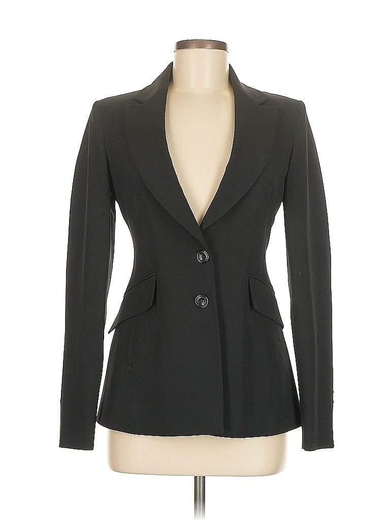 Karen Millen Gray Wool Blazer Size 6 - photo 1