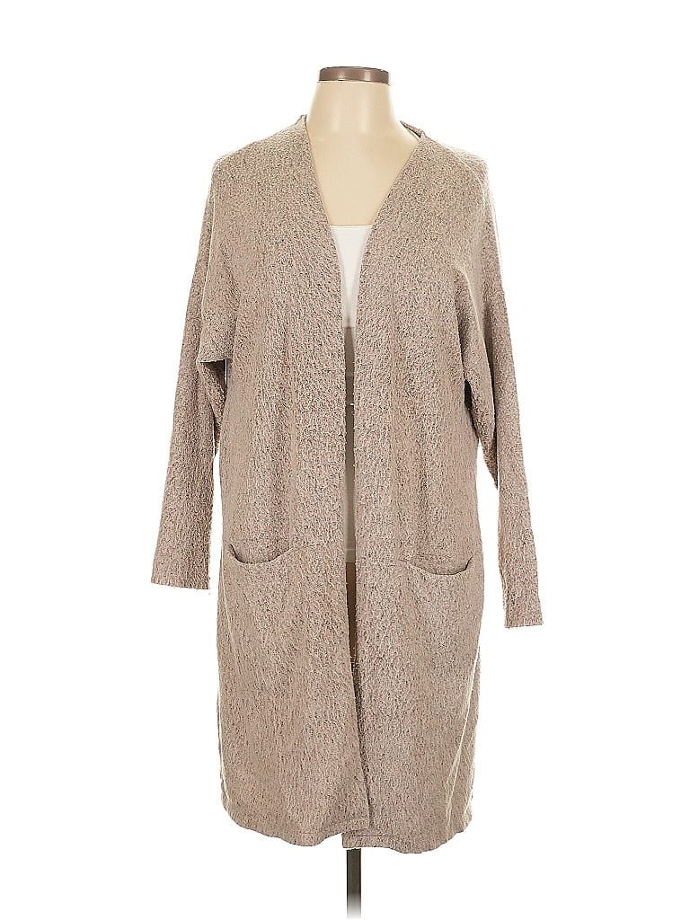 Pre-owned 14th & Union Cardigan Sweater In Brown