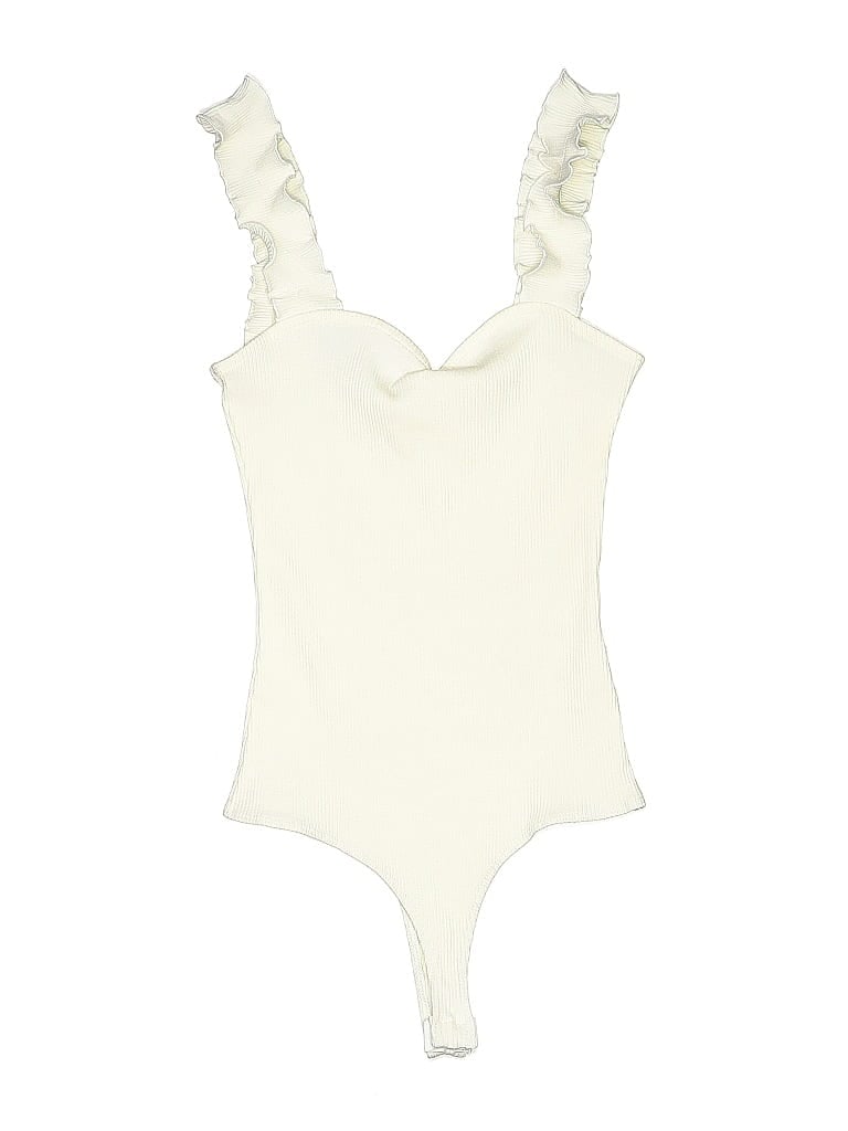 Pre-owned Mi Ami Bodysuit In White