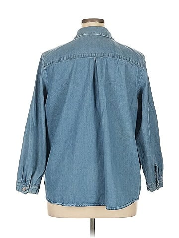 Joan Rivers 3/4 Sleeve Button-Down Shirt (view 2)