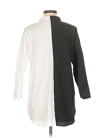 Assorted Brands 3/4 Sleeve Button-Down Shirt (view 2)