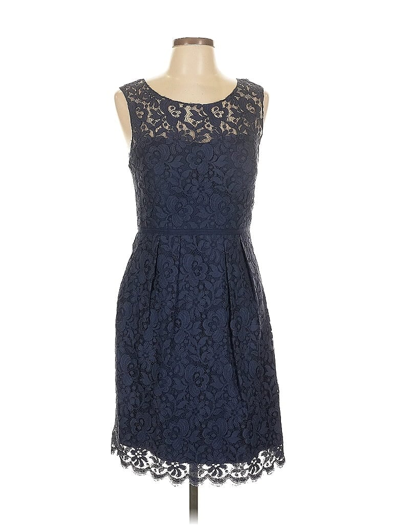 Pre-owned Jenny Yoo Collection Cocktail Dress In Blue