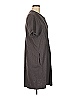 Dylan 100% Cotton Gray Casual Dress Size M - photo 4