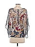 Tiny Gray 3/4 Sleeve Blouse Size S - photo 2