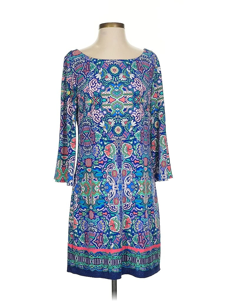 Pre-owned Laundry By Shelli Segal Casual Dress In Blue