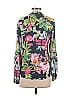 Desigual 100% Modal Floral Green Long Sleeve Blouse Size S - photo 2