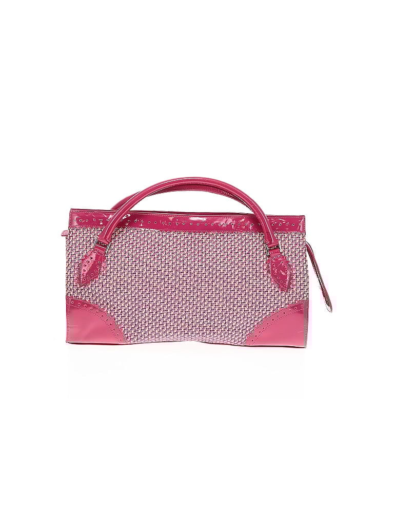 BCBGMAXAZRIA Polka Dots Pink Satchel One size - photo 1