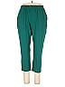 Roaman's Solid Green Casual Pants Size 18 - photo 1
