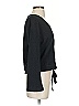 TeXTURE & THREAD Madewell 100% Cotton Black Long Sleeve Blouse Size S - photo 4