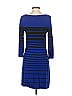 Spense Stripes Blue Casual Dress Size S - photo 2
