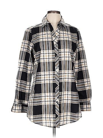 Foxcroft Long Sleeve Button-Down Shirt (view 1)
