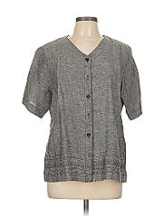 Jm Collection Short Sleeve Blouse