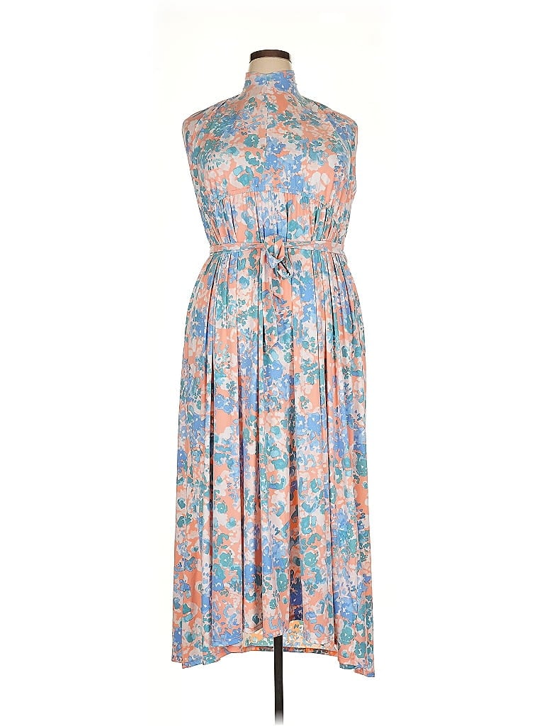 Jason Wu Print Blue Casual Dress Size 3X - photo 1