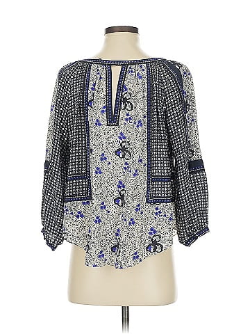 Rebecca Taylor 3/4 Sleeve Silk Top (view 2)
