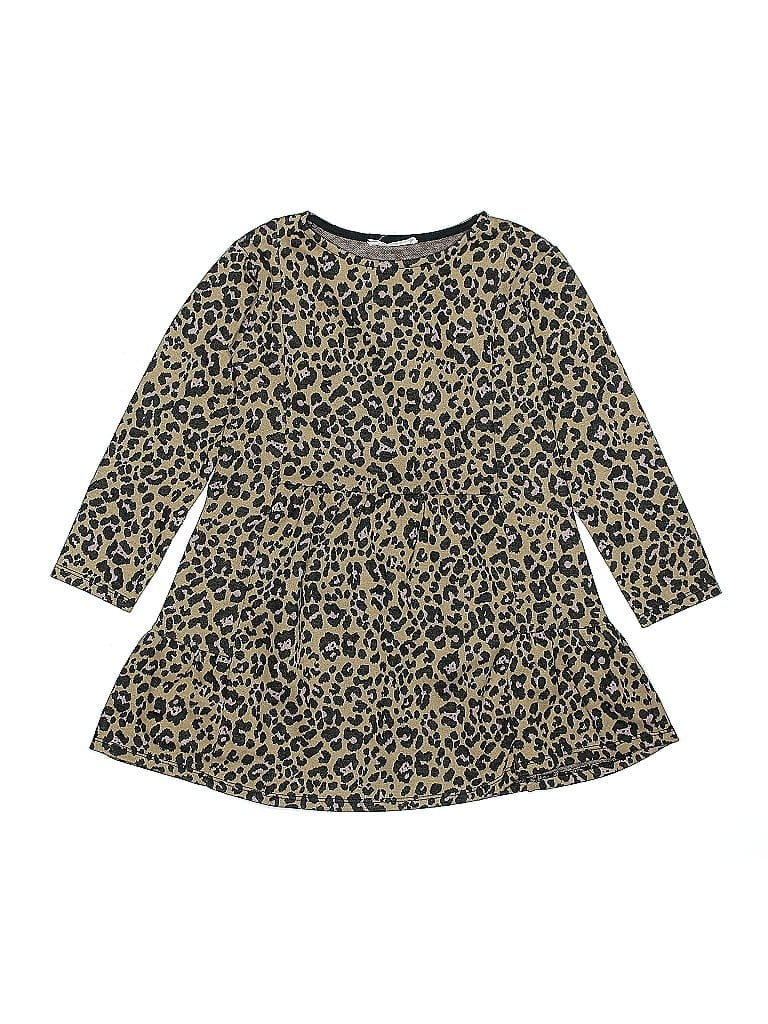 Pre-owned Zara Kids' Dress In Gold