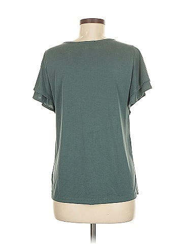 Green Envelope Short Sleeve Top (view 2)